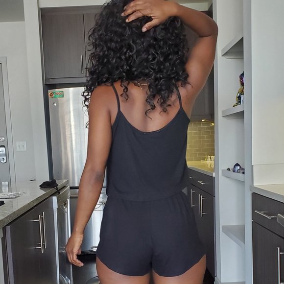 Fine AF Tank Top Lounge Set Black - Picture 2 of 3